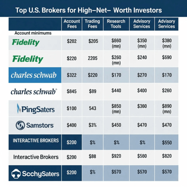 Brokers fees and features